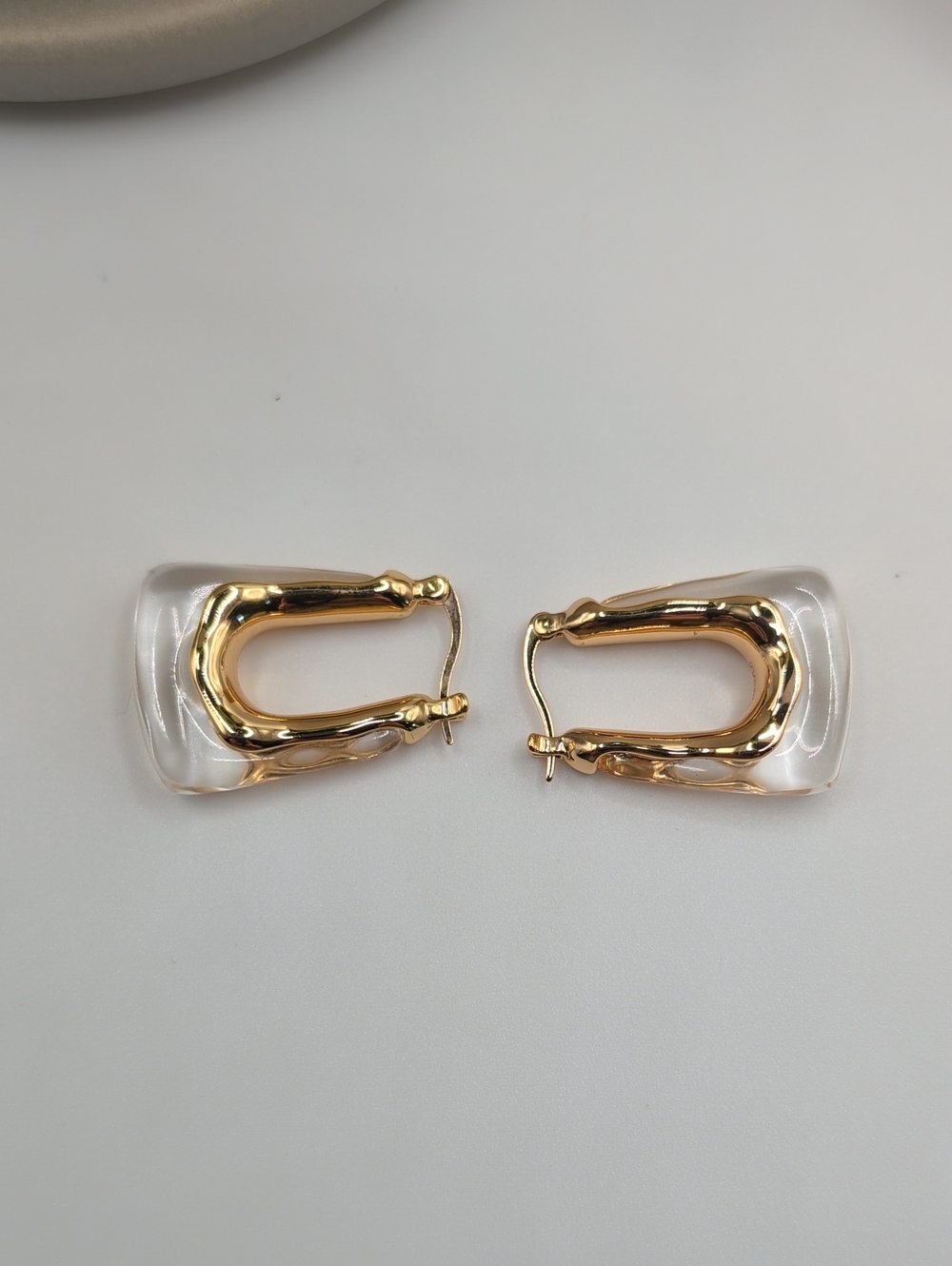 Zinnia Collective See Through Hoop Earrings